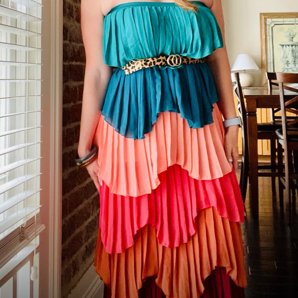Flirty and Flowy Peacock Skirt or Dress!! 🥰